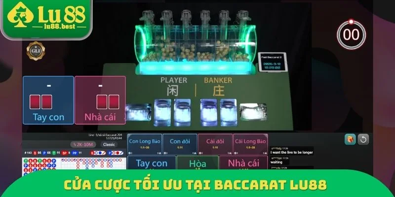 Cửa cược tối ưu tại Baccarat LU88