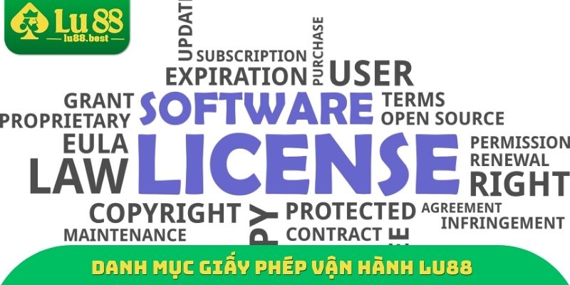 Danh mục giấy phép vận hành LU88